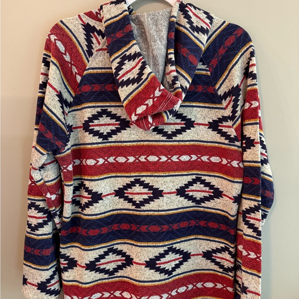 Multicolor Patterned Hoodie - Picture 2 of 4